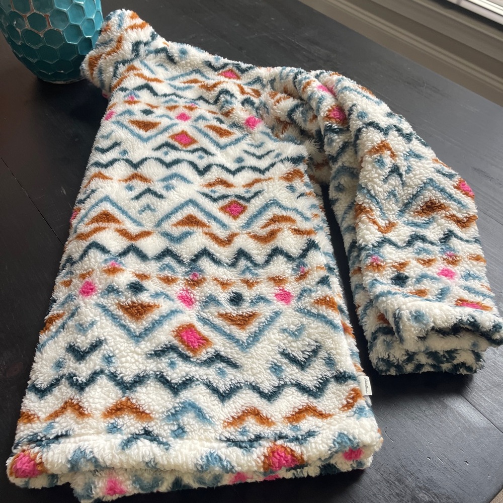 Eddie Bauer Fleece Cozy Multicolor Patterned - image 3